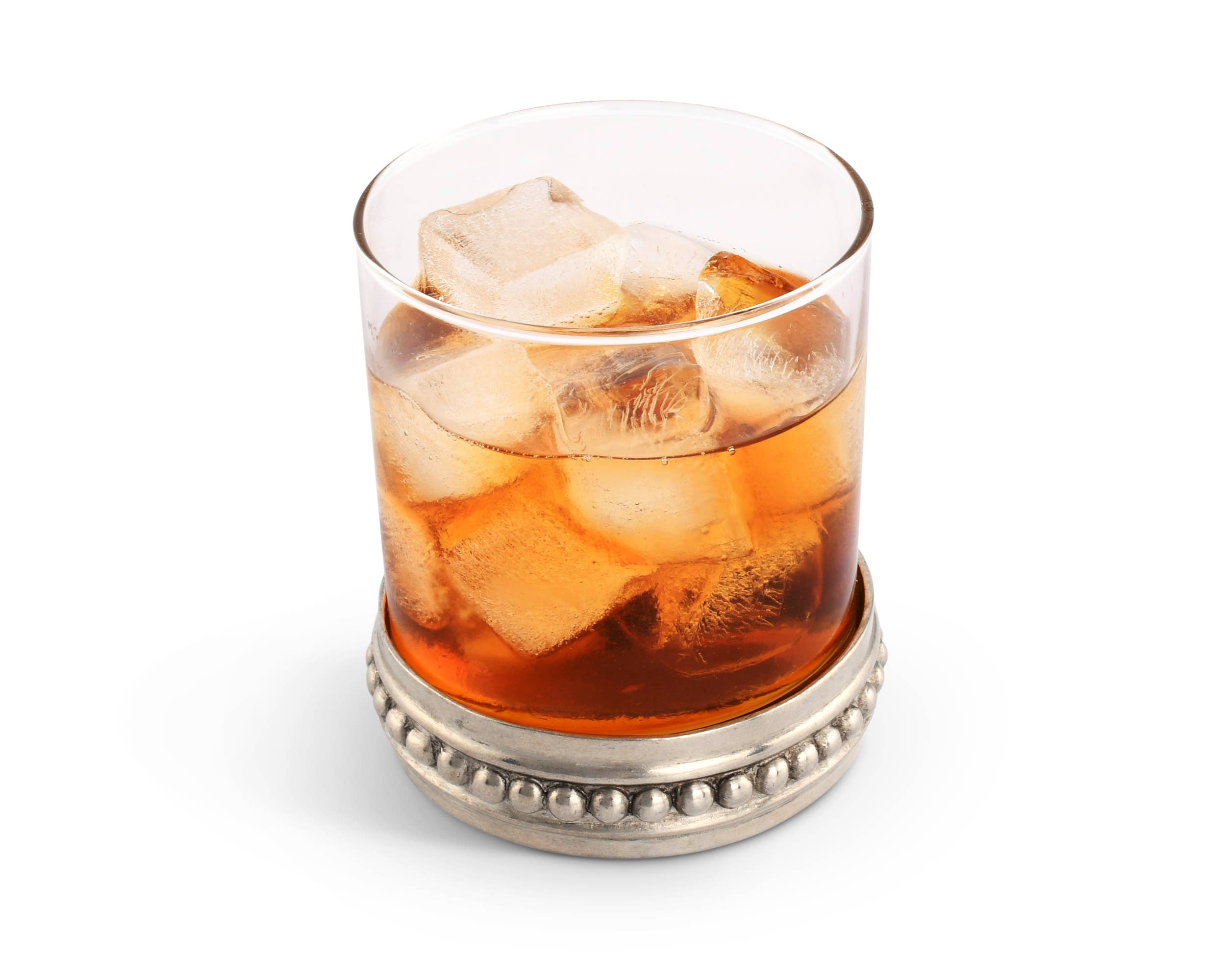 Vagabond House - Wholesale Cocktail/Liquor Glass - Medici Beading Double Old Fashion Bar Glass2
