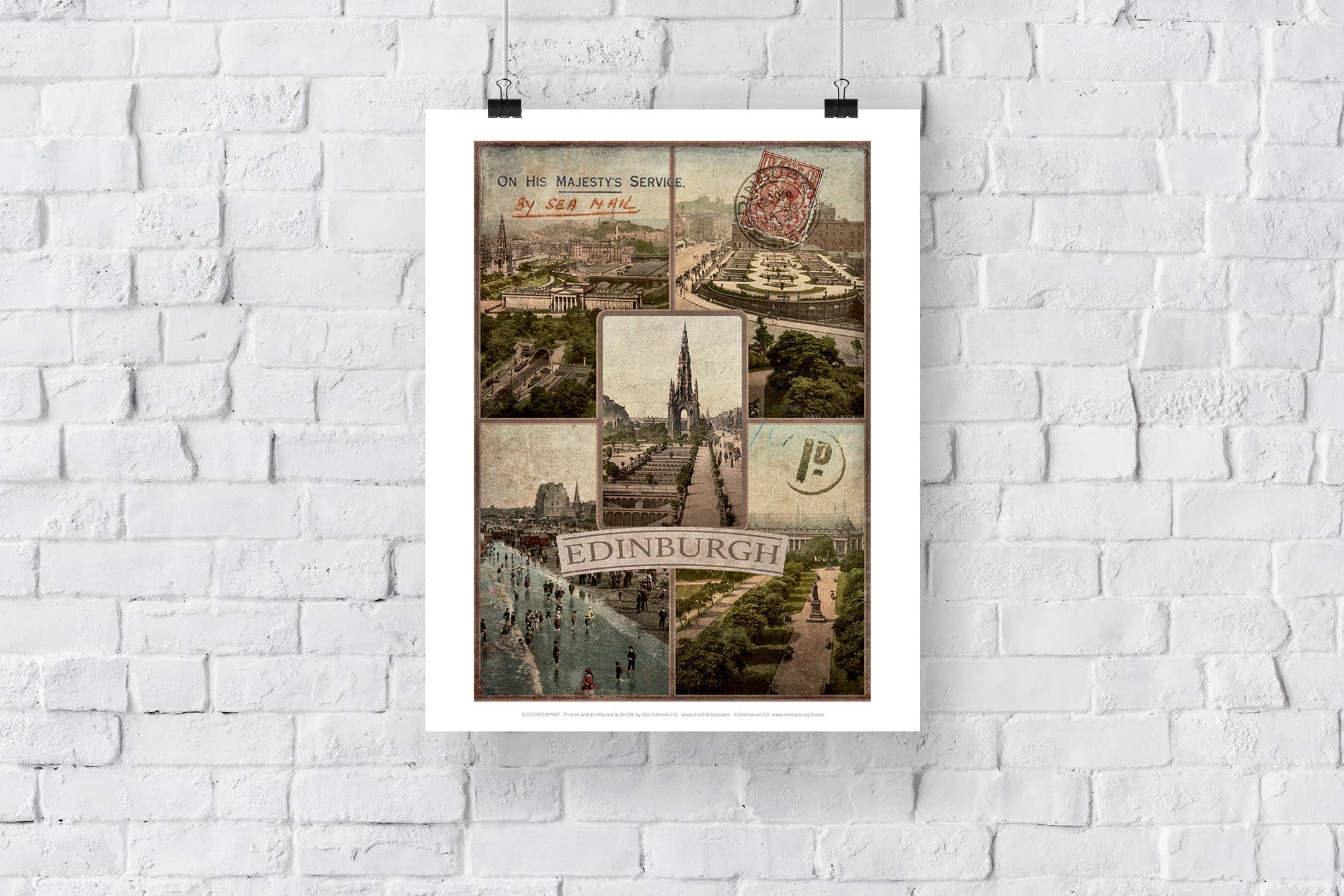 Star Editions – wholesale Art print – Edinburgh - Attractions - 11X14” Premium Art Print2