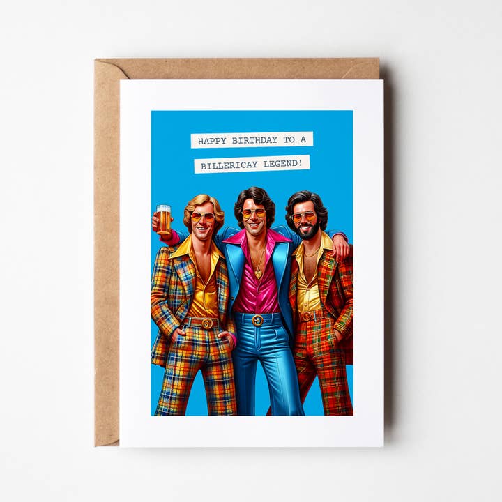 Your Town Birthday Legend - Add Town Customised Card for wholesale by Timmy Loves