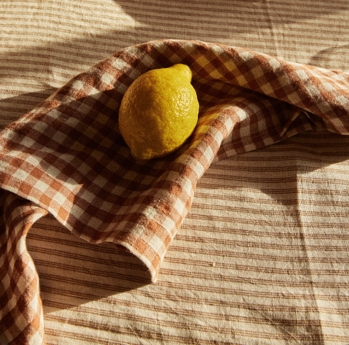 Gabrielle Paris - Vendita all'ingrosso Tovaglie - Tovaglia a righe in lino lavato4