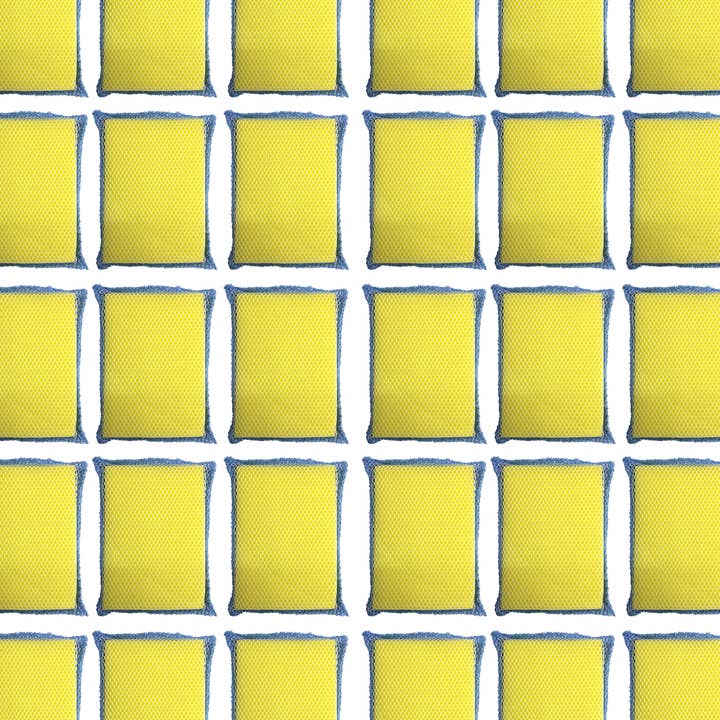 Nylon- och frottésvamp 2-vägs rengöringsdyna för wholesale av LOLA