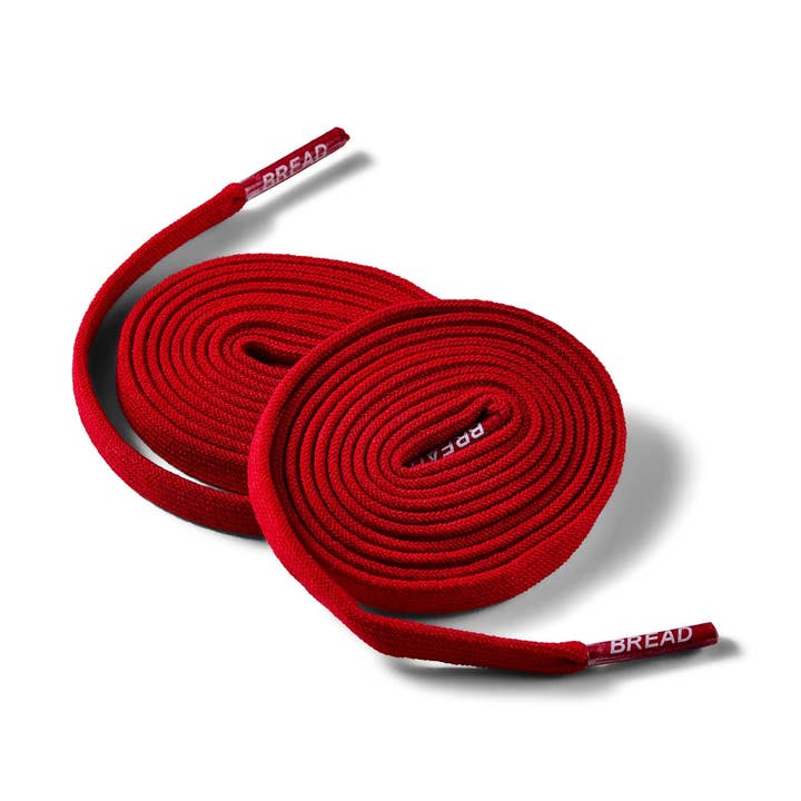 Lacets Élastiques pour Chaussures - Rouge Vif pour la vente par Bread