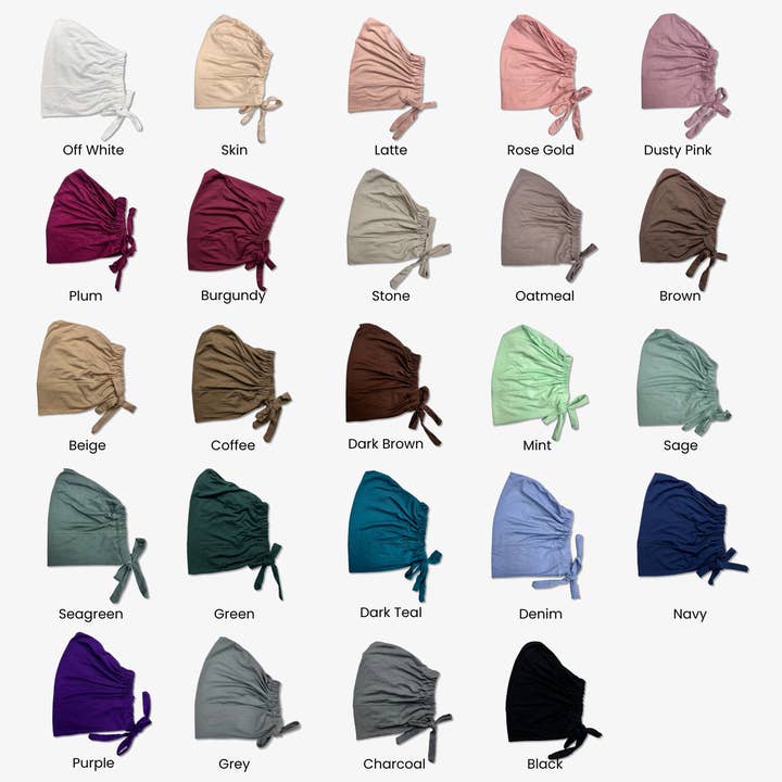 Lili Scarves - Wholesale Hijab - Women's - Recycled Bamboo Viscose Under Cap - Adjustable Tie-back1