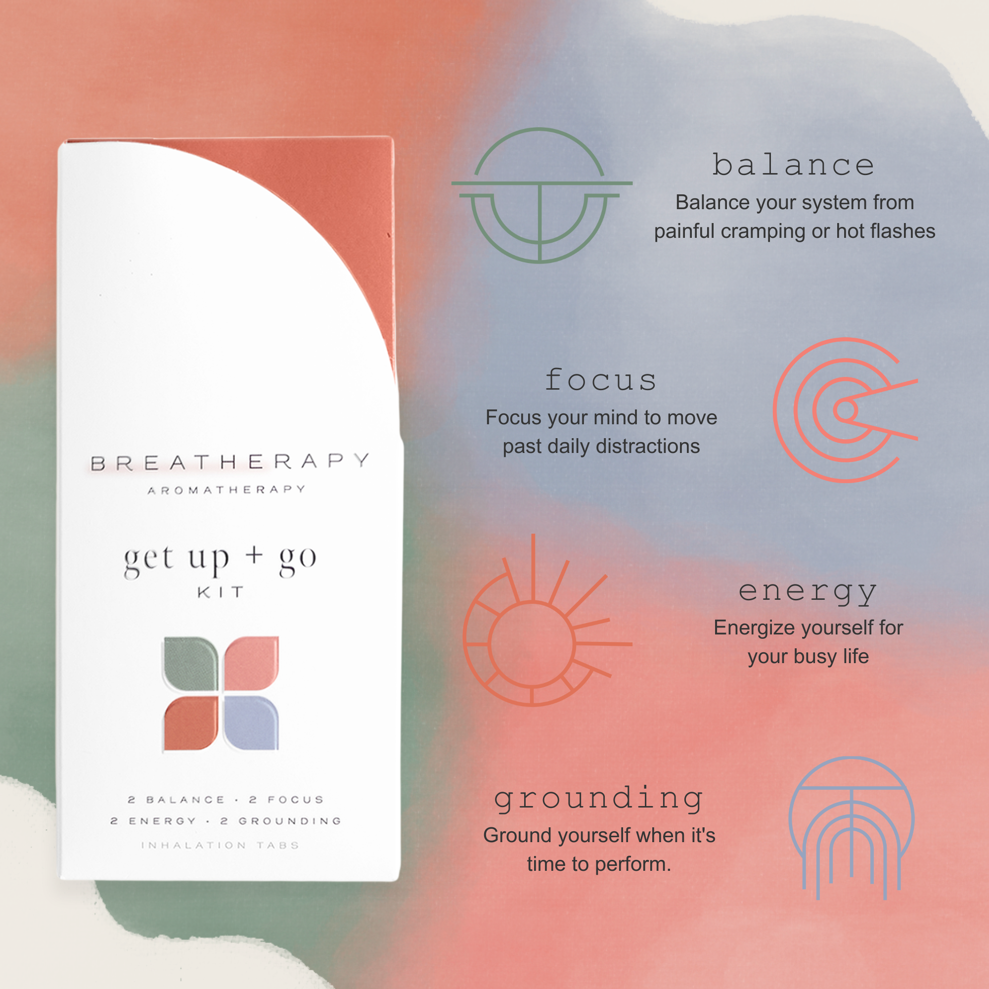 Breatherapy - Wholesale Aromatherapy Inhaler - GET UP + GO KIT — Energizing Aromatherapy Patch Set (8 ct.)2