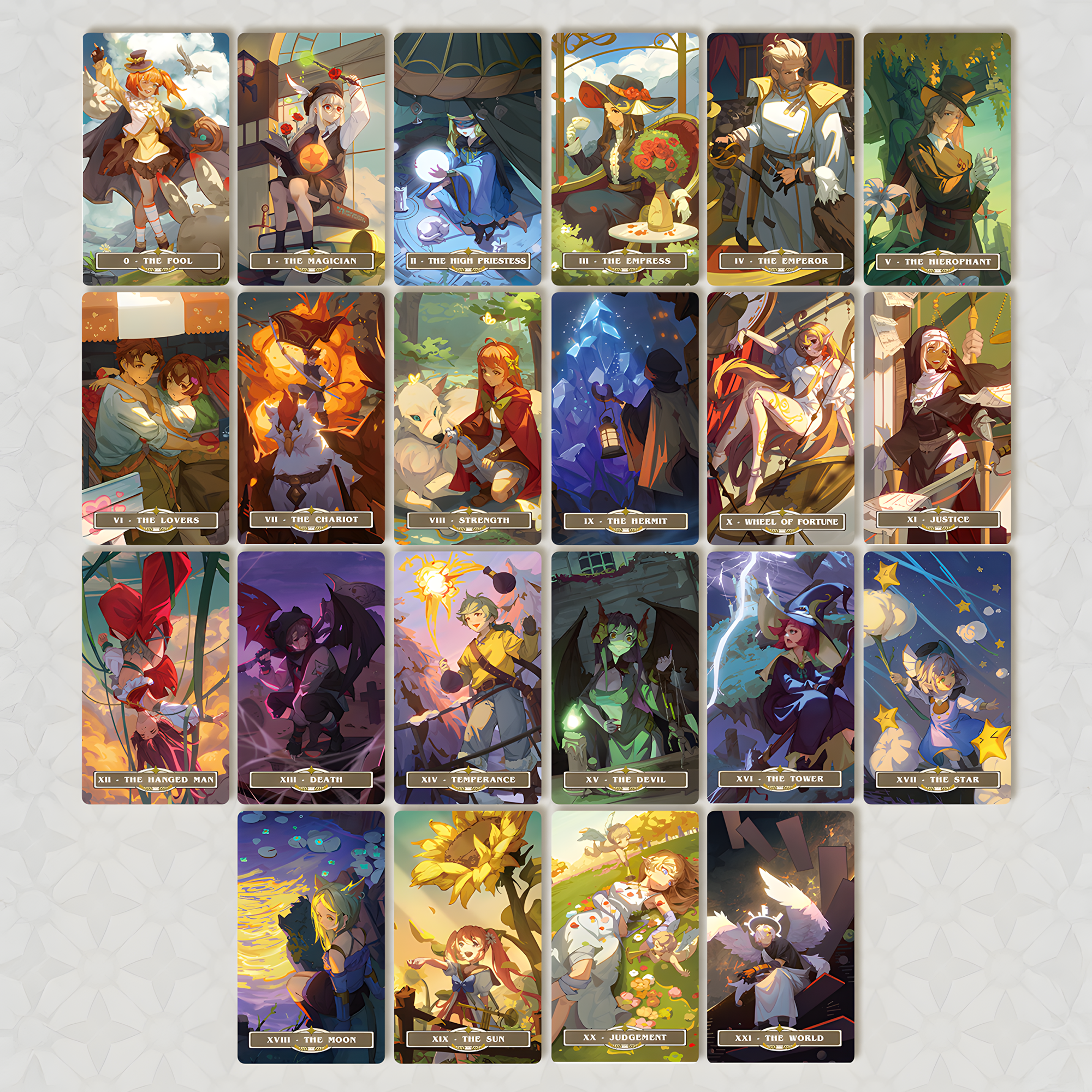 Vermilion Collection - Wholesale Tarot Cards - Journeyman's Melody Tarot4