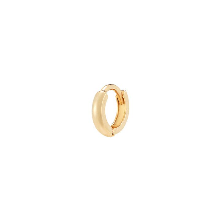 Tiny Cartilage Huggie Hoop- 10K Gold for wholesale by Musemond