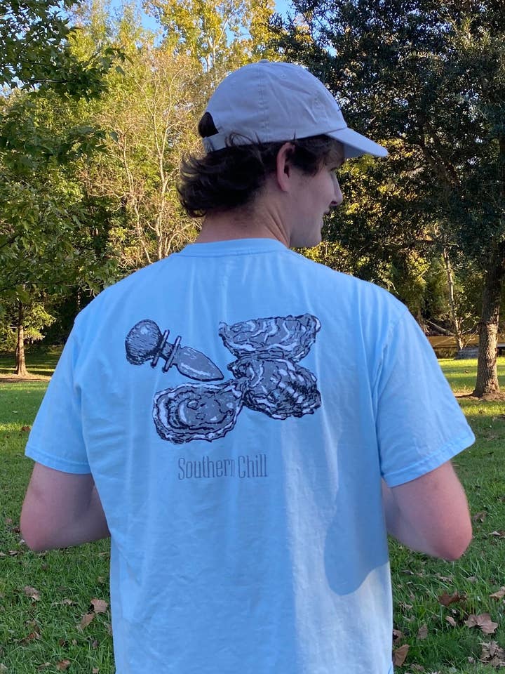 Oysters Short Sleeve Tee for wholesale by Southern Chill