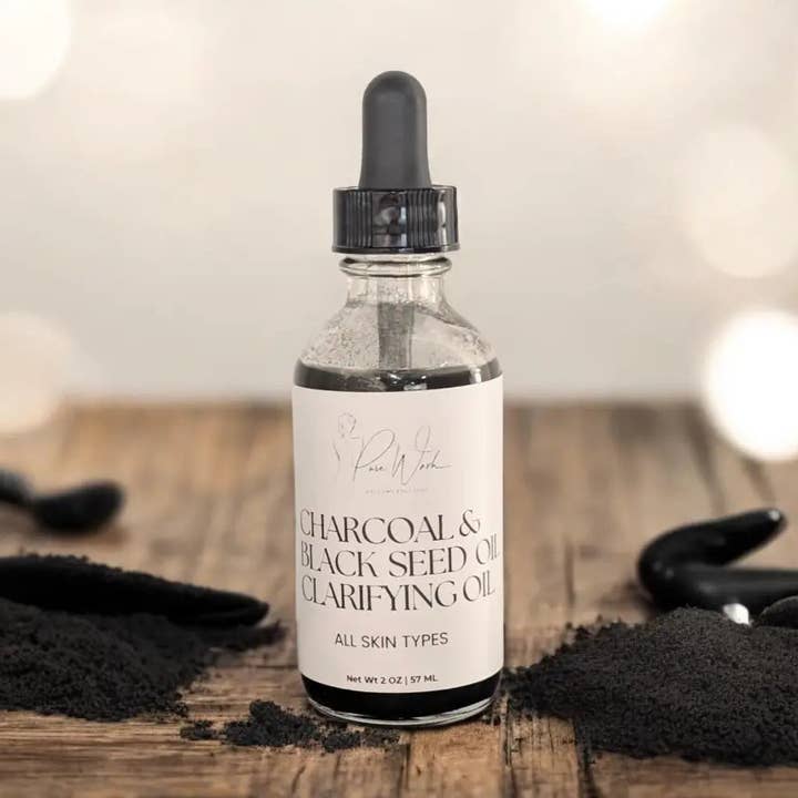 Charcoal & Black Seed Clarifying Oil for wholesale by CG Pure Wash
