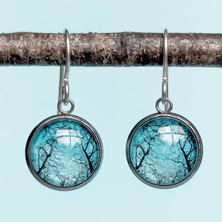 Gum Trees After Fire - Drop Earrings for wholesale by Myrtle & Me