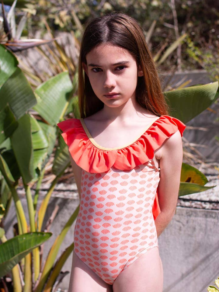 Paros Lotus ekologisk baddräkt för flickor för wholesale av Koku Factory