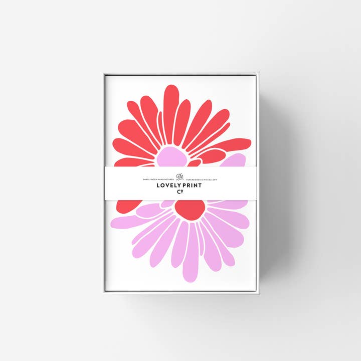 Dazey Note Card Set for wholesale by Lovely Print Co.