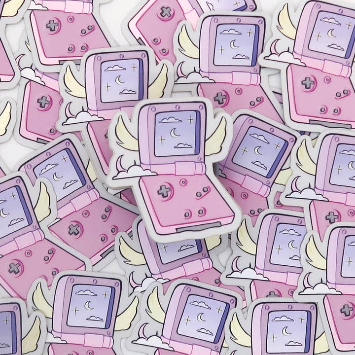 RebelJones - Wholesale Sticker - Flying Gameboy Sticker