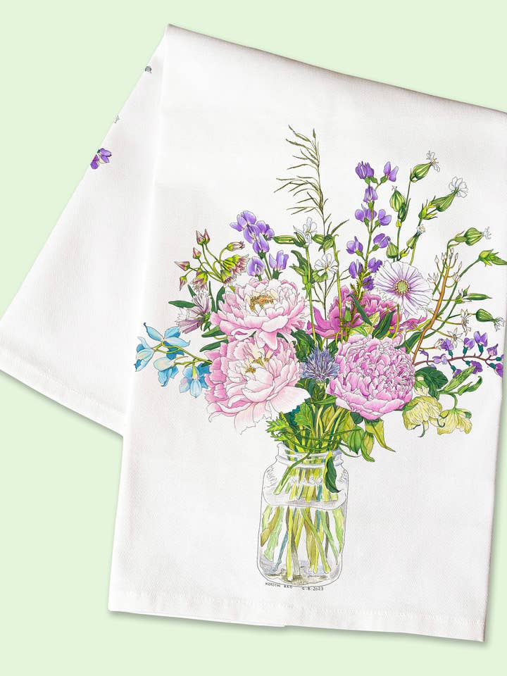 Tea Towel - Resplendent Summer for wholesale by Vivid Cottage