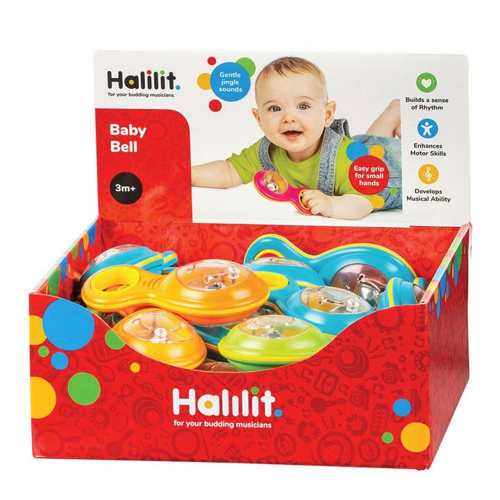 HALILIT – wholesale Musical toy – Kids & baby – Halilit Baby Bell (Colours Vary)