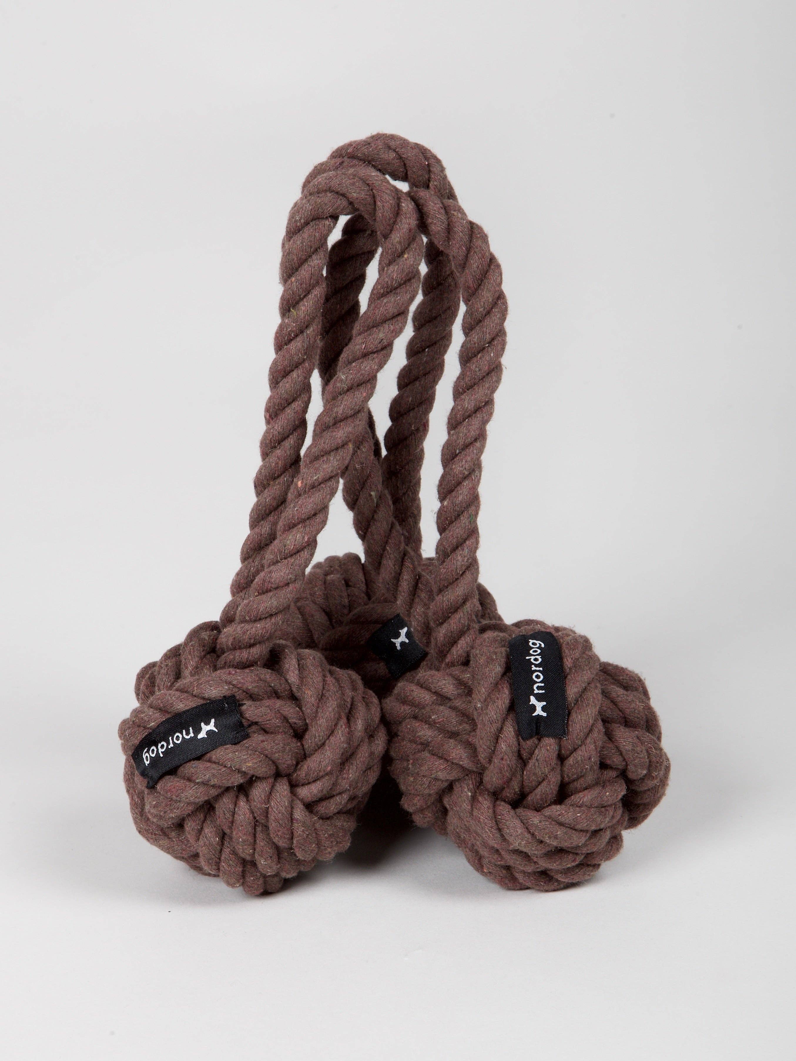 Nordog - Wholesale Pet Rope Toy - Dog - Original Rope Toy Choco1