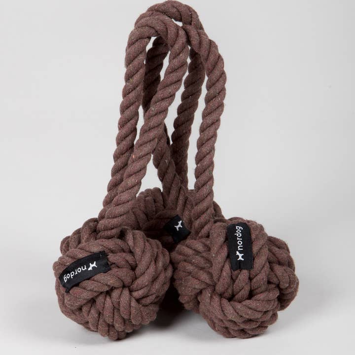 Nordog - Wholesale Pet Rope Toy - Dog - Original Rope Toy Choco1
