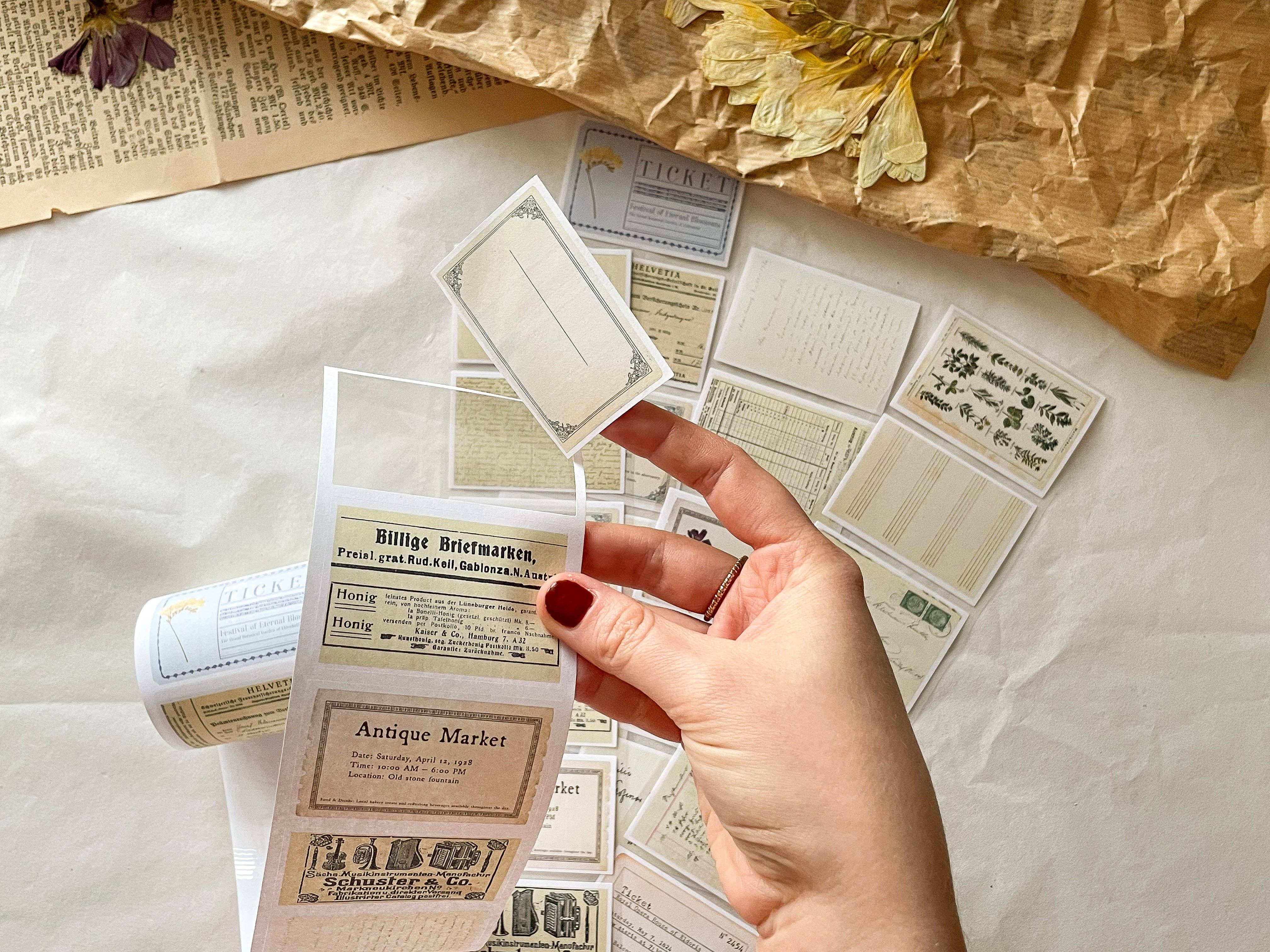 samesjournal - Wholesale Washi Tape - Vintage Ticket Sticker Tape6