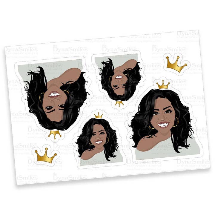 "Forever First Lady Michelle Obama - 5x7 Sticker Sheet for wholesale by The DynaSmiles Stationery
