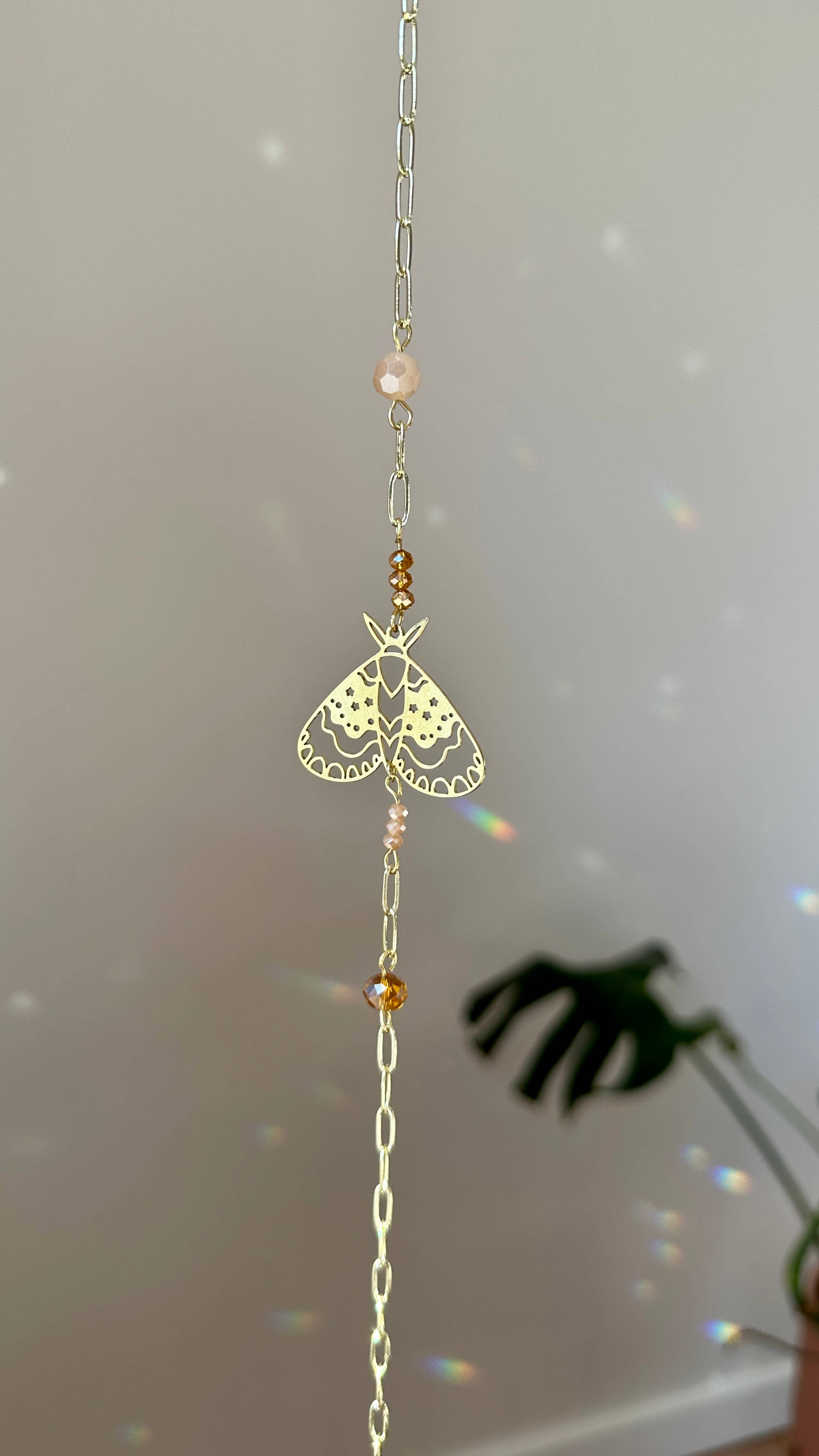 Ombra & Luce – wholesale Suncatcher – Moth Suncatcher, Insect decor1