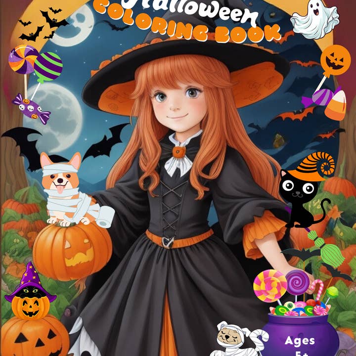 Halloween Coloring Book for Ages 5+ and other Purchase Wholesale halloween coloring books. Free Returns & Net 60 Terms on Faire trending on Faire.