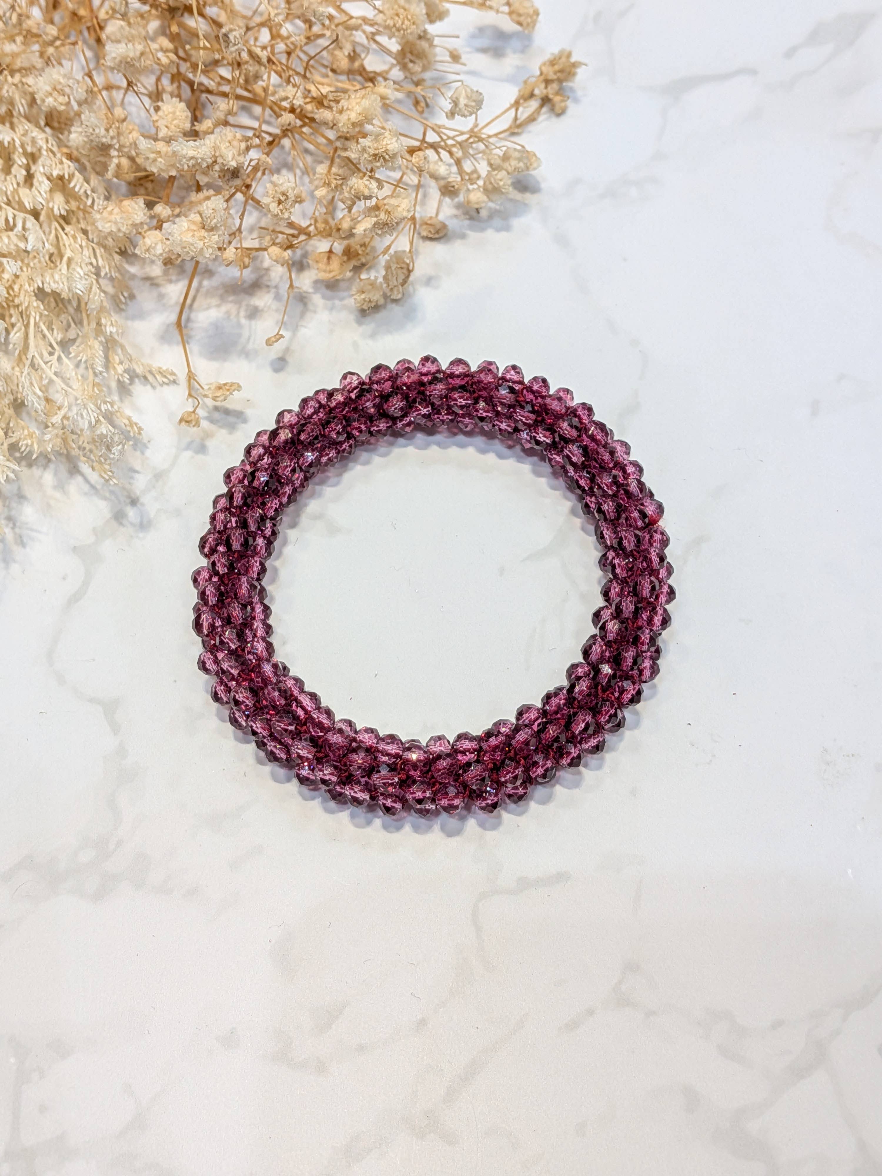 LOLO & YAYA - Wholesale Link & Chain Bracelet - Red-tone crystal effect bracelet5