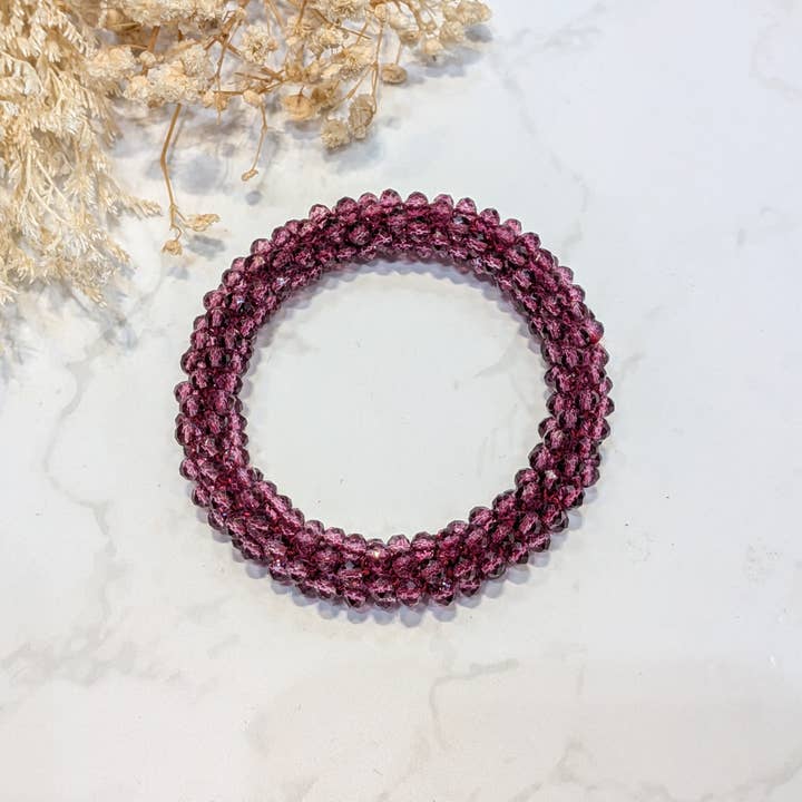 LOLO & YAYA - Wholesale Link & Chain Bracelet - Red-tone crystal effect bracelet5