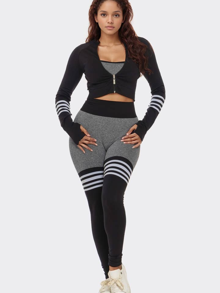 Performance 3-Piece Active Set for wholesale by J2 FASHION