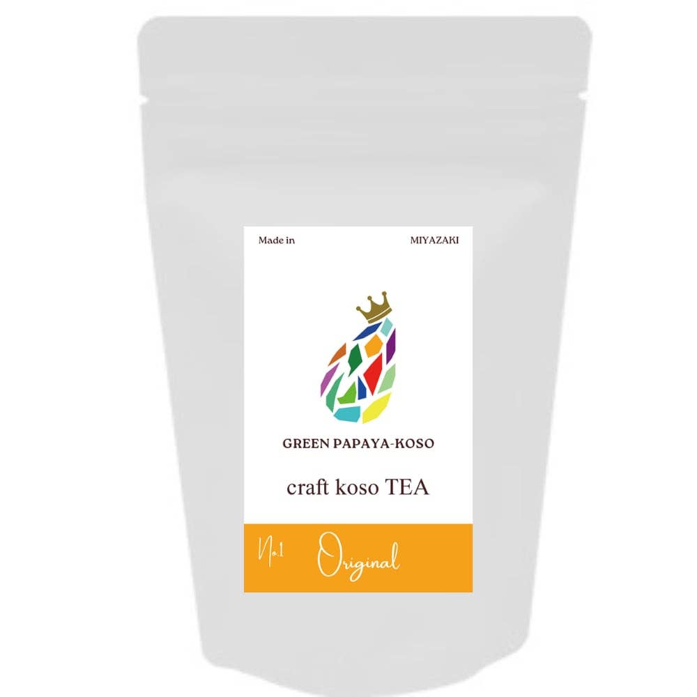 Japan Artisans - Vente Sachets de thé - THÉ DE FEUILLES DE PAPAYE 7 sachets | Fabriqué au Japon0