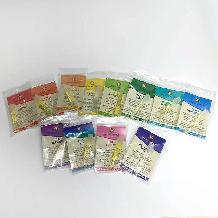 Therapeutic Aromatherapy Treatment Samplers Kit for wholesale by Colour Energy