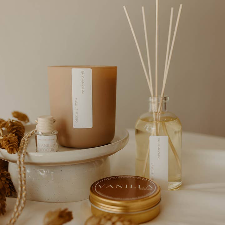 168 Candles Studio - Wholesale Jar/Filled Candle - Vanilla Woods 13oz Candle1