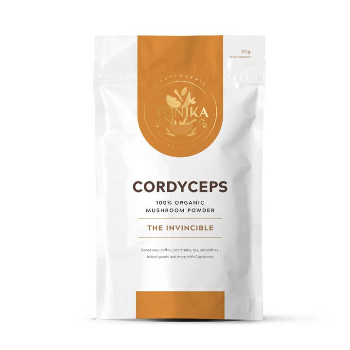 Organic Cordyceps Powder Refill Pouch - The Invincible for wholesale by Tonika