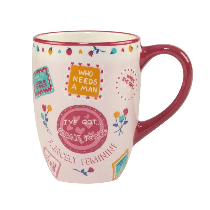 Certified International - Venta al por mayor Taza - Juego de 4 tazas Lolita Lady Boss de 16 oz