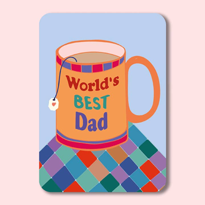 Cartolina del Miglior Papà del Mondo per la vendita all'ingrosso da parte di Oditti