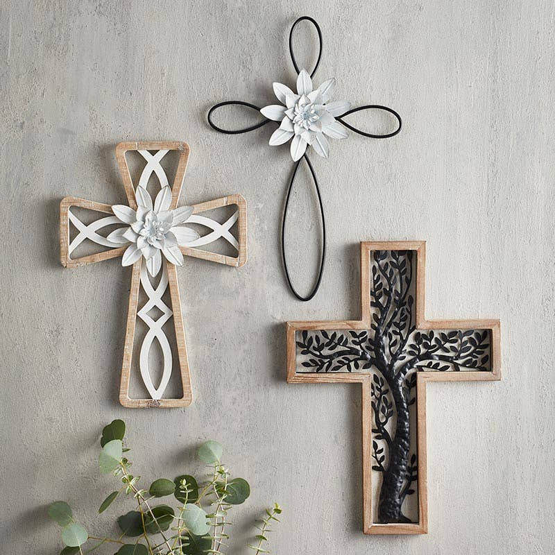 Faithworks by Creative Brands - Wholesale Wall Cross - Framed Cross - Ichthus1