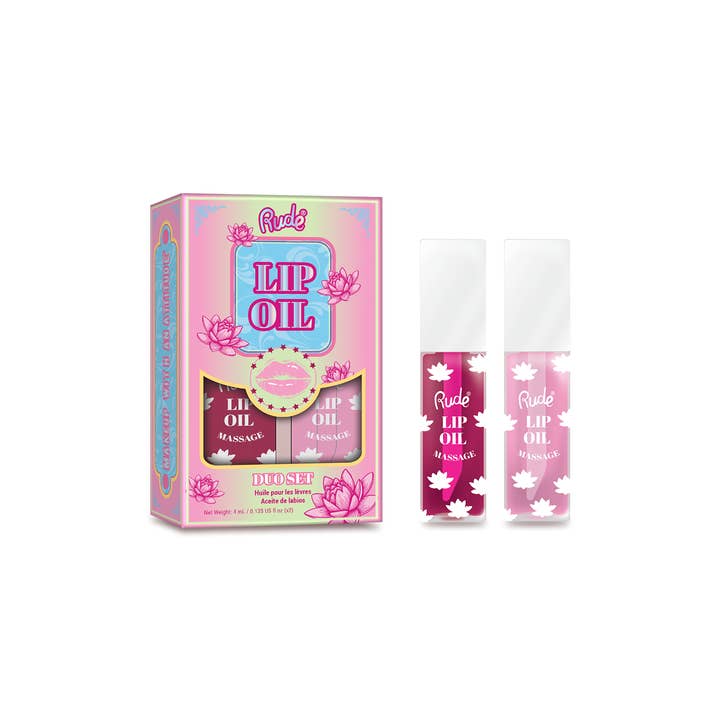 Rude Cosmetics - Wholesale Lip-gloss - Lip Oil Massage Duo6