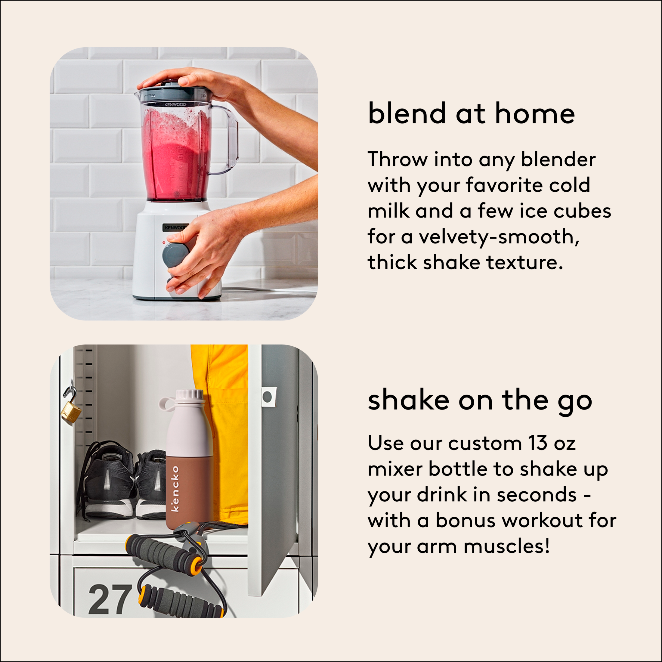 kencko - Wholesale Powdered Health Drink - Matcha Organic Fruit Protein Smoothie Mix (4 smoothies)4