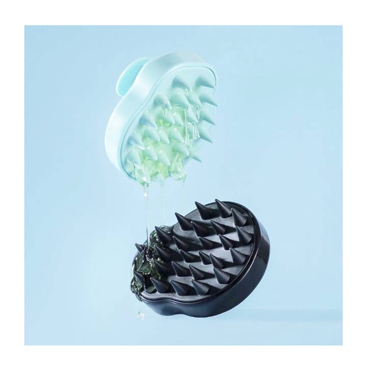 PINEAPPLE Beauty – wholesale Hair brush/comb – CALA 69307 MINT Scalp Massaging Shampoo Brush - 6pc