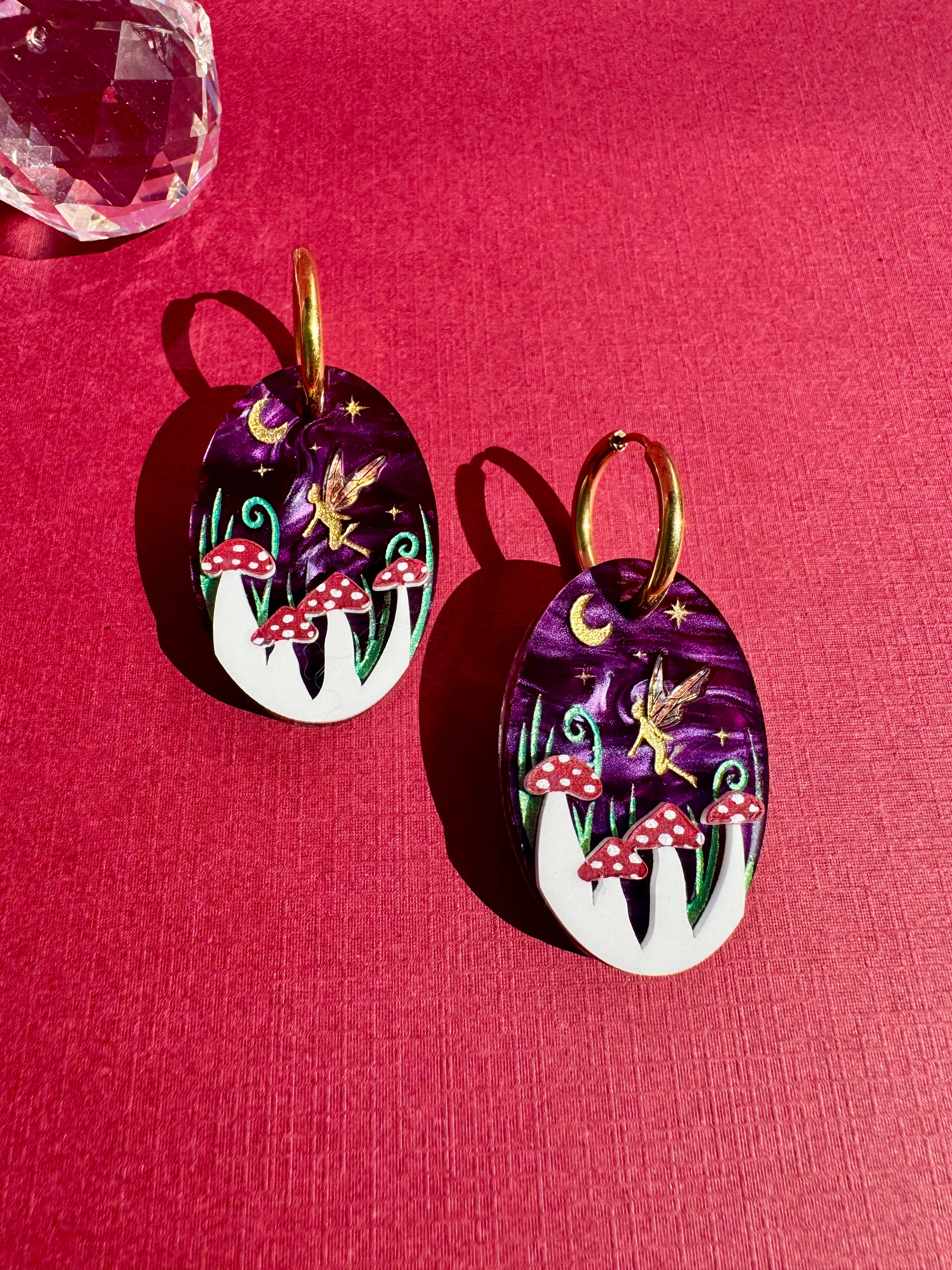 Not Picasso - Wholesale Dangle Earrings - She was a Fairy