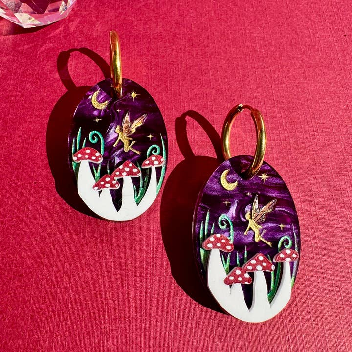 Not Picasso - Wholesale Dangle Earrings - She was a Fairy 0