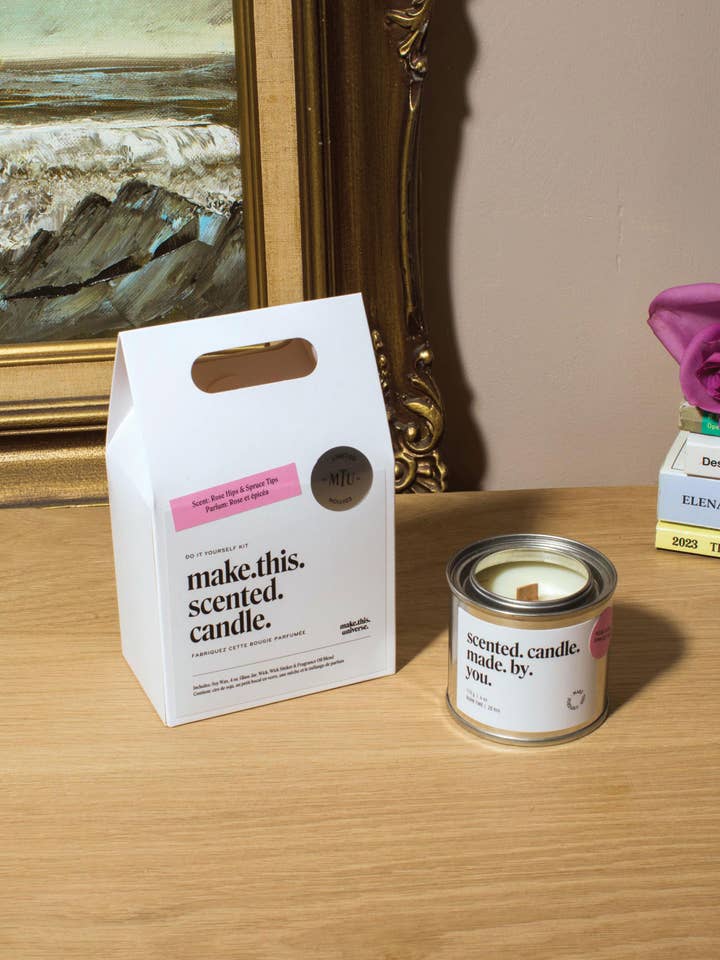 Kit de fabrication de bougies à faire soi-même : embouts de cynorrhodon et pour la vente par Make This Universe