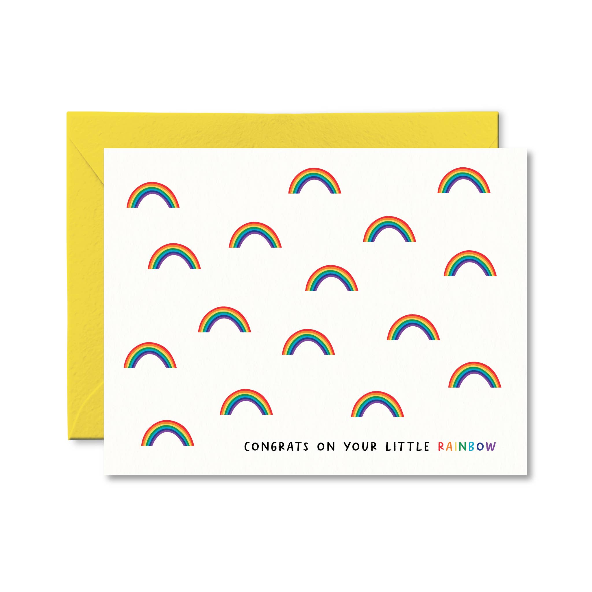 Pretty by Her - Wholesale Baby Card - Congrats On Your Little Rainbow Card Baby Card