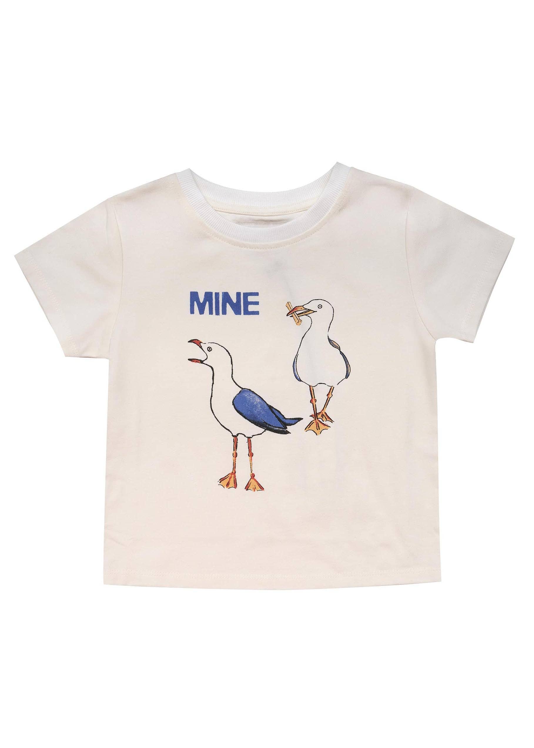 Pearson & Pearson - Wholesale Screen Printed T-Shirt - Kids - Theo-T-shirt-Off White Mine0