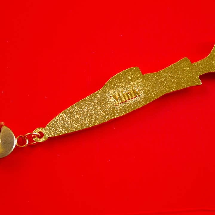 Mink - Wholesale Dangle Earrings - Goldie Fish Earrings3