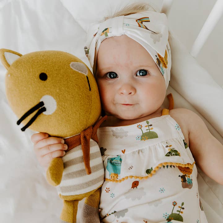 Viverano Organics - Wholesale Stuffed/Plush Toy - Kids & Baby - Remi Cat Organic Cotton Stuffed Animal Baby Kid Toy