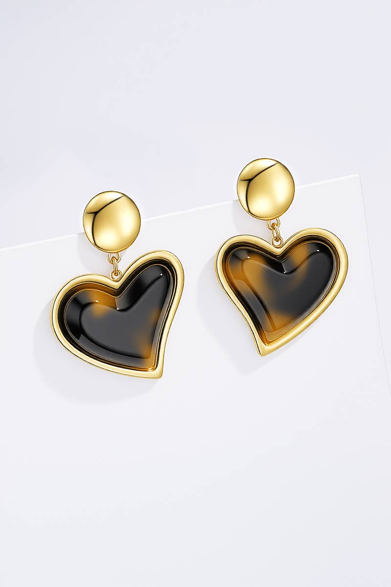 Gold Stainless steel earrings 124RX180 for wholesale on Faire3