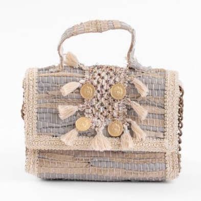 Leather Kourelou Shoulder Bag for wholesale by Elektra's Workshop