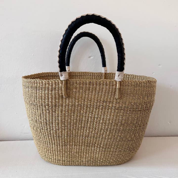 Vea Oval Shopper for wholesale by ARA BOLGA BASKETS LLC