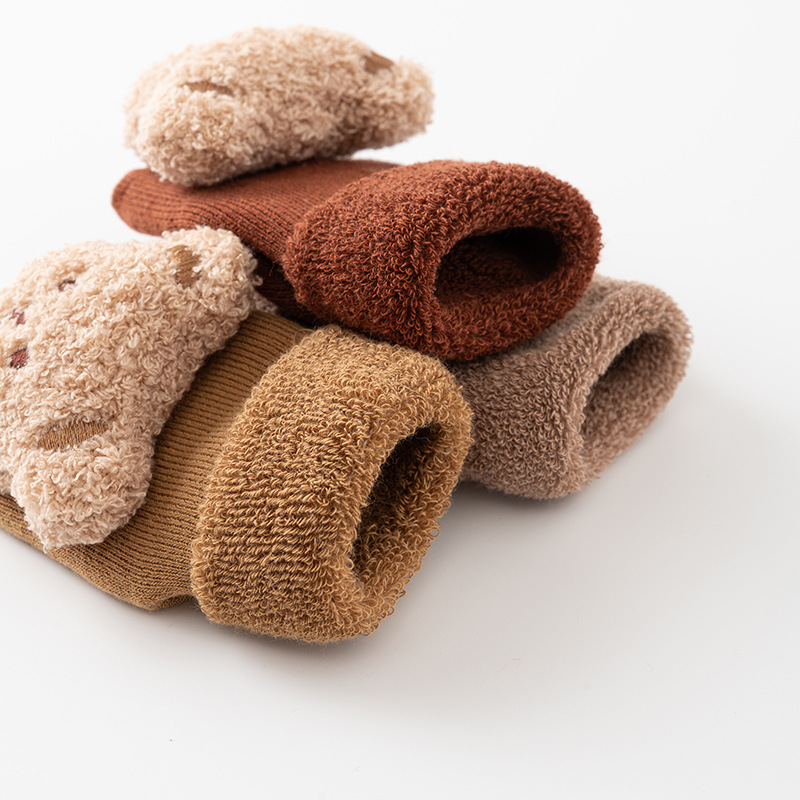 Annie & Charles – wholesale Socks – baby – Annie & Charles® socks with non-slip sole BEAR3