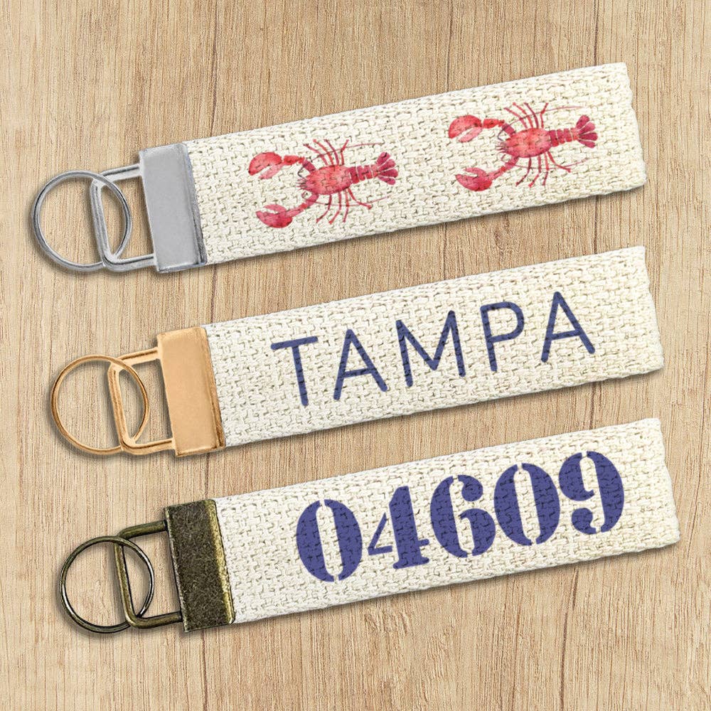 Cottage Shore - Wholesale Keychain - Unisex - Zip Code - Custom Key Fob2