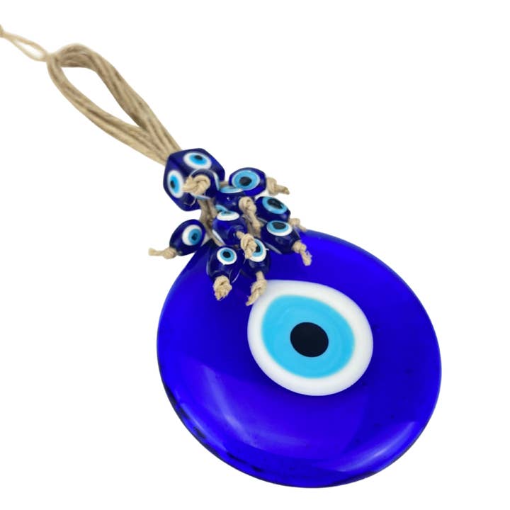 Modern Evil Eye Glas Wandbehang Glücksbringer für den Großhandel von Karens Line